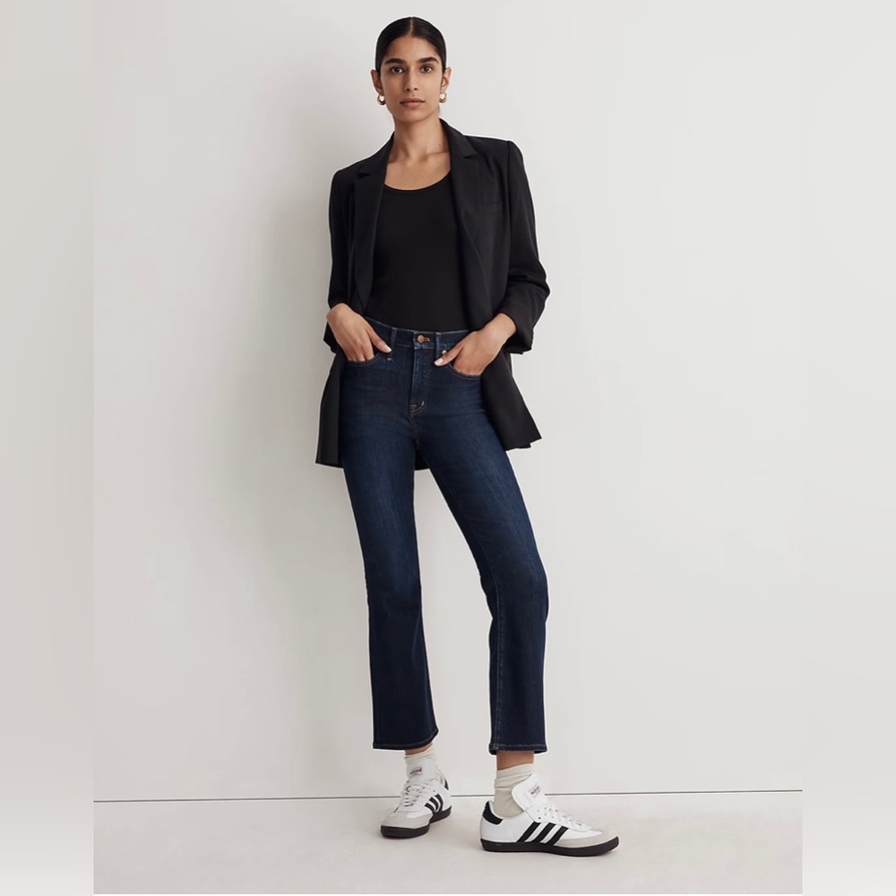 Madewell Curvy Cali Demi-Boot Jeans in Larkspur Wash